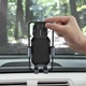 Автомобильный держатель для телефона Baseus Simplism Gravity Car Mount Holder With Suction Base на торпедо (SUYL-TK01) Black - изображение 9