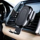 Автомобильный держатель для телефона Baseus Gravity with Wireless Charger с беспроводной зарядкой 10W для крепления в воздуховоде (WXYL-01) Black - изображение 2