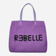 Сумка шопер жіноча Rebelle Warm 1WR242TX0168-B384 Фіолетова (800070310518) - зображення 1