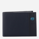 Портмоне чоловіче шкіряне Piquadro PU1392P15/BLU3 Синє (800070005002) - зображення 1