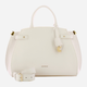 Torba shopper damska skórzana Coccinelle Kliche E1QLA180201-H13 Biała (800070316339) - obraz 4