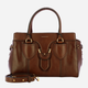 Torba shopper damska skórzana Coccinelle York E1REG180201-W97 Brązowa (800070326850) - obraz 4