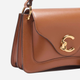 Сумка жіноча з натуральної шкіри маленька Coccinelle C-Me Calf E1SSK180201-W12 Коричнева (800070338299) - зображення 5