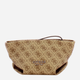 Косметичка жіноча Guess Eco Evaine TWEB9535005-LGW Коричнева (800070334923) - зображення 1