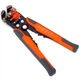 Стриппер для снятия изоляции кабеля клещи для наконечников HS-D1 HS-D2 Orange-Black (313150) - изображение 1