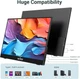 Монитор портативный InnoView INVPM406 15.6" 1080P FHD USB-C, miniHDMI, HDR, IPS, Smart Cover black - изображение 4
