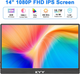 Монитор портативный KYY 14" 1080P FHD USB-C, miniHDMI, HDR, IPS, VESA Mount & Smart Cover (K5-3) - изображение 5