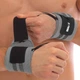 Бинты кистевые для жима Полиэстер / Эластан липучка 2 шт STRENGTH WRIST WRAPS MUTE цвет серый MT-9188-3 - изображение 2