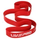 Резина петля для подтягиваний и тренировок лента силовая LiveUp SUPER BAND LP8410-L (латекс, 2080x45x4,5мм, L, нагр.23-57кг, красный) - изображение 6