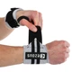 Бинты кистевые для жима (2шт) STRENGTH WRIST WEIGHTLIFTING WRAPS EZOUS C-03 (PL, хлопок, латекс, р-р 72х8см, вес упаковки 170гр, черный серый) - изображение 1