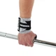 Бинты кистевые 72 см для жима Полиэстер / Хлопок / Латекс липучка 2 шт STRENGTH WRIST WEIGHTLIFTING WRAPS EZOUS цвет черно-серый C-03 - изображение 10