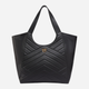 Torba shopper damska skórzana Pinko Tote Bag 104536A29Y-Z99Q Czarna (800070331922) - obraz 1
