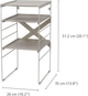 Стійка для взуття (4 пари) Joseph Joseph Level Adjustable Shoe Rack - Single 55008 - зображення 3