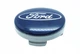 Комплект ковпачків у диски Ford (54 мм), емблеми у колеса (набір 4 шт.) Blue-Silver - зображення 3