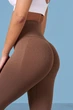 Лосини Push Up Пуш Ап Коричневі Спортивні Безшовні M (L7013141) - зображення 6