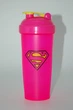 Спортивний шейкер Superwoman 600 мл Рожевий (LHB-29702) - изображение 1