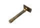 Бритва для гоління Т-подібна Pearl SHD-27 Antique Brass Closed Comb - зображення 2