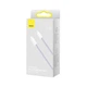 Кабель для iPhone 2м Type-C to Lightning Dynamic 2 20W Purple, Baseus для зарядки и передачи данных (CALD040305) - изображение 6