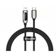 Кабель 1м.Type-C to Lightning Display Fast-Charging 20W Black, Baseus для зарядки та передачі даних (CATLSK-01) - зображення 1