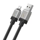 Кабель для Iphone 1м USB to Lightning CoolPlay 2.4A черный, Baseus для зарядки и передачи данных, Baseus (CAKW000401) - изображение 4