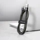 Кабель 0,5 м. USB to micro-USB gray/black, Cafule 2,4A Baseus для зарядки и передачи данных (CAMKLF-AG1) - изображение 6