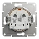 Розетка Schneider Electric Asfora с крышкой с заземлением без рамки кремовая EPH3170123 - изображение 8