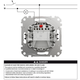 Кнопочный выключатель Schneider Electric Sedna Design с символом "Звонок" и подсветкой бежевый SDD112131L - изображение 2