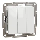 Выключатель трёхклавишный Schneider Electric Asfora без рамки белый EPH2170121 - изображение 1