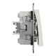 Переключатель двухклавишный Schneider Electric Asfora без рамки кремовый EPH0670123 - изображение 4