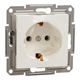 Розетка Schneider Electric Asfora с заземлением без рамки кремовая EPH2970123 - изображение 1