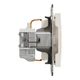 Розетка Schneider Electric Asfora с заземлением без рамки кремовая EPH2970123 - изображение 5