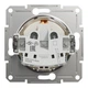 Розетка Schneider Electric Asfora с заземлением без рамки кремовая EPH2970123 - изображение 6
