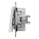 Вимикач для жалюзі без рамки Asfora Schneider Electric білий EPH1370121 - зображення 3