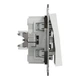 Вимикач для жалюзі Schneider Electric Asfora без рамки білий EPH1370121 - зображення 3