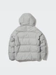 Пуховик Uniqlo розмір XL світло сірий (459624) - изображение 4