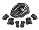 Комплект шолом та захист Sports Helmet розмір S-M Чорний 4-15 років з регулюванням по об'єму (F18476/C34590) - зображення 1