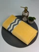 Махровое полотенце с зигзагами Osborn Textile 50х90 см Желтый 500 г\м2 - изображение 5