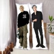 Подушка обнимашка Stray Kids Феликс 02 Плюшевая подушка с рисунком размер 130*40 см - изображение 2