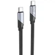 Кабель Hoco U119 Machine 60W зарядный кабель Type-C to Type-C 1,2m Black - изображение 2