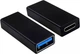 Переходник USB-мама на Type-C-мама Gtec Black (R051312) - изображение 7