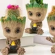 Кашпо - горшок в виде Грута Marvel Groot / статуэтка - подставка Грут из Марвел для растений / кактусов / суккулентов, 5х3.5 см, коричневый (98712582) - изображение 2
