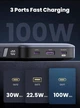 УМБ Ugreen PB720 20000mAh 100W Two-way FC Grey (6941876221868) - зображення 4