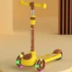 Самокат трехколесный Bambi SC21011 Y со светящимися колесами, Желтый (SC21011 Yellow-RT) - изображение 2