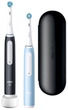 Zestaw szczoteczek elektrycznych Oral-b Braun iO3 Black and Blue + etui (8006540731772) (955555906288624) - Outlet - obraz 3