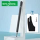 Универсальный стилус 2в1 GOOJODOQ 3 GEN с перчаткой и запасным наконечником Black - изображение 1