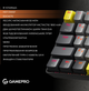 Клавиатура беспроводная GamePro MK130G Pro Outemu Red Switch Hot-Swap 60% RGB USB/Wireless/Bluetooth - изображение 16
