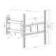 Настенный крепеж для телевизора 26 - 55'' 1M21 AND SH-815 - изображение 7