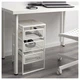 Комод тумба с ящиками на колесиках IKEA LENNART белая 303.261.77 ЛЕННАРТ 56х34х30см - изображение 2