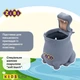 Пластиковая подставка-стаканчик ZiBi Kids Line для письменных принадлежностей Гиппо (ZB.3007) - изображение 2