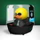 Фігурка Numskull Official The Matrix: Morpheus TUBBZ (First Edition) TUBBZ Матриця: Морфей (Морфіус): Косплей качка (9 см.) - зображення 6